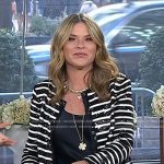 Jenna’s sequin striped cardigan on Today