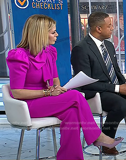 Jill’s lilac embellished pumps on Today