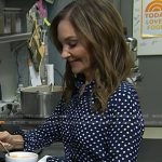 Joy’s blue polka dot blouse on Today