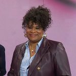 Julee Wilson’s brown leather blazer on Today