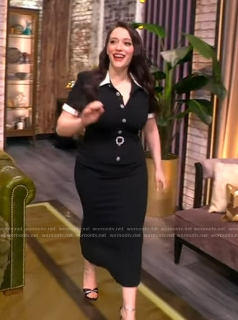 kat dennings black dress Juliet 2413 Glitter Long Formal Prom Dress main image 0