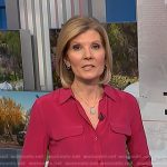 Kate’s pink button down shirt on NBC News Daily