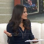 Kaylee’s navy ribbed polo dress on Today