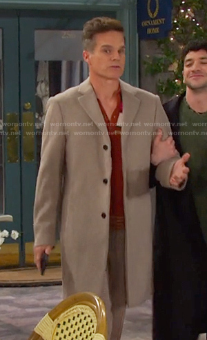 Leo’s grey coat on Days of our Lives