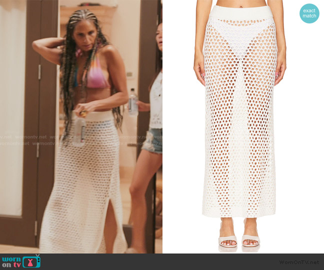 LNA Kylie Skirt worn by Racquel Chevremont on The Real Housewives of New York City
