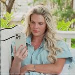 Madison’s denim shirt dress on Southern Charm