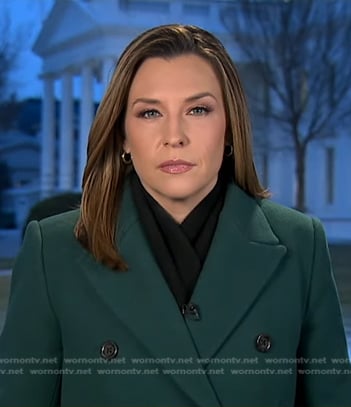 Mary’s green coat on Good Morning America