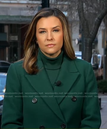 Mary’s green coat on Good Morning America