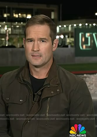 Morgan Chesky’s brown field jacket on Today