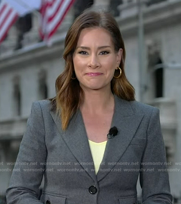 Rebecca’s grey blazer on Good Morning America