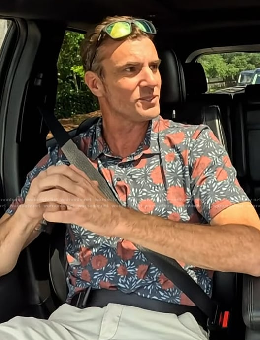 Shep’s floral print shirt on Southern Charm