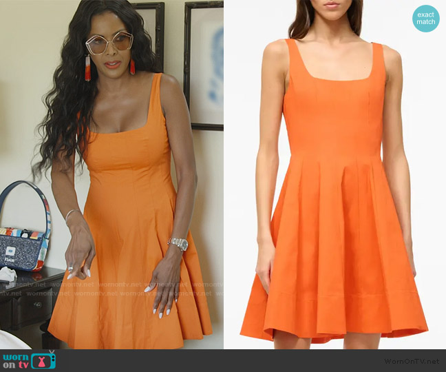 Staud Mini Wells Dress worn by Stacey Rusch on The Real Housewives of Potomac