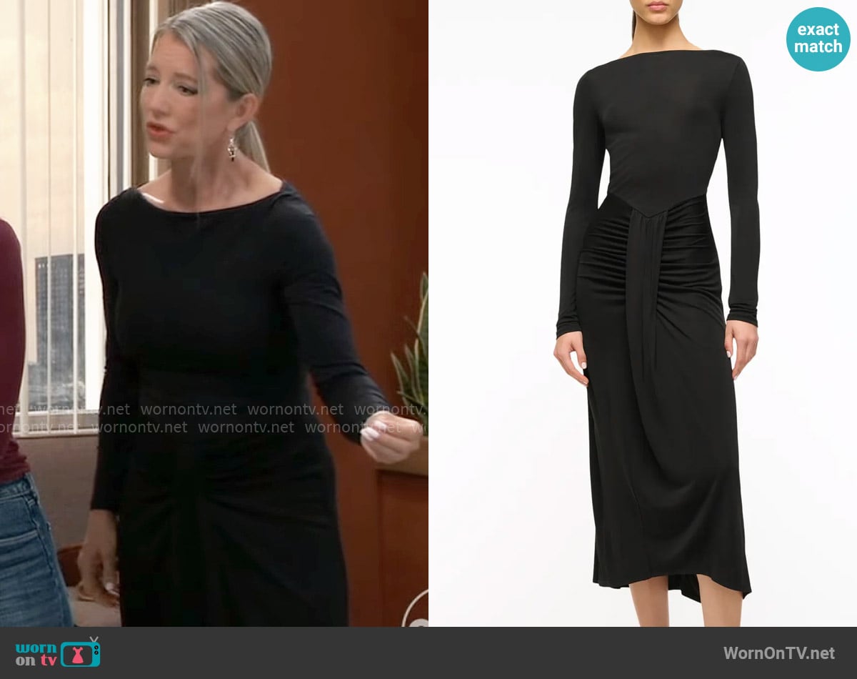 Staud Gres Dress worn by Nina Reeves (Cynthia Watros) on General Hospital
