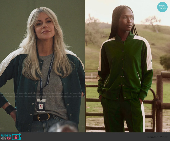 The Great The Track Jacket worn by Dee (Kaitlin Olson) on Abbott Elementary