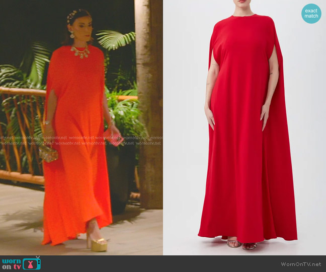 Trina Turk Masquerade Dress worn by Bronwyn Newport on The Real Housewives of Salt Lake City
