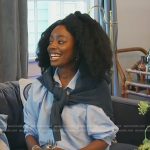 Venita’s white pleated mini skirt on Southern Charm