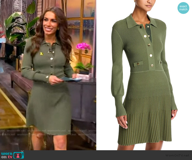 Veronica Beard Lauper Ribbed Dress worn by Alyssa Farah Griffin on The View