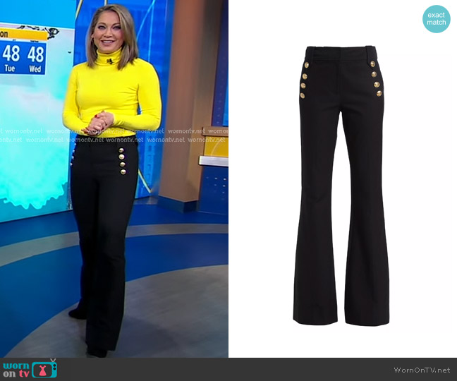 Derek Lam 10 Crosby Robertson Trousers worn by Ginger Zee on Good Morning America