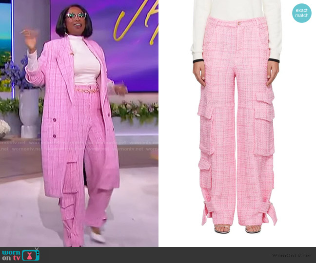 GCDS Tweed Pants worn by Jennifer Hudson on The Jennifer Hudson Show