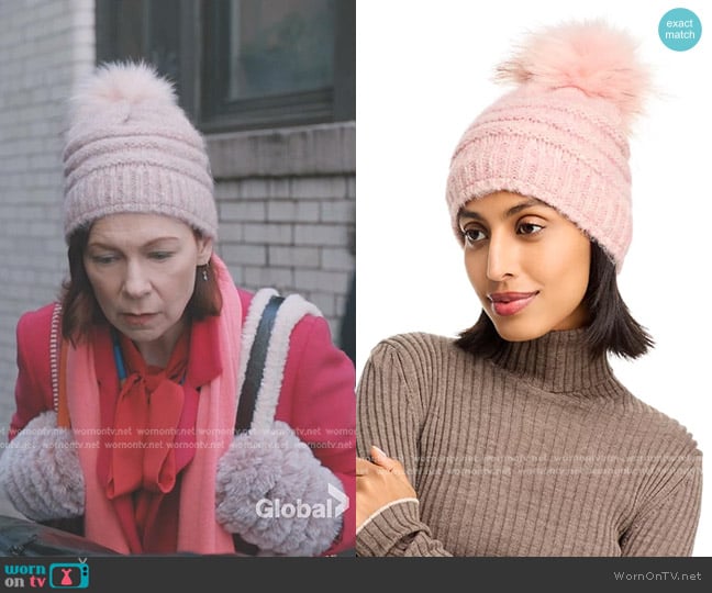 Kyi Kyi Pom Pom Knit Hat worn by Elsbeth Tascioni (Carrie Preston) on Elsbeth