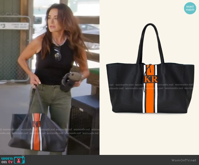 Lily and Bean Egerton Shopper - Design Your Own worn by Kyle Richards on The Real Housewives of Beverly Hills