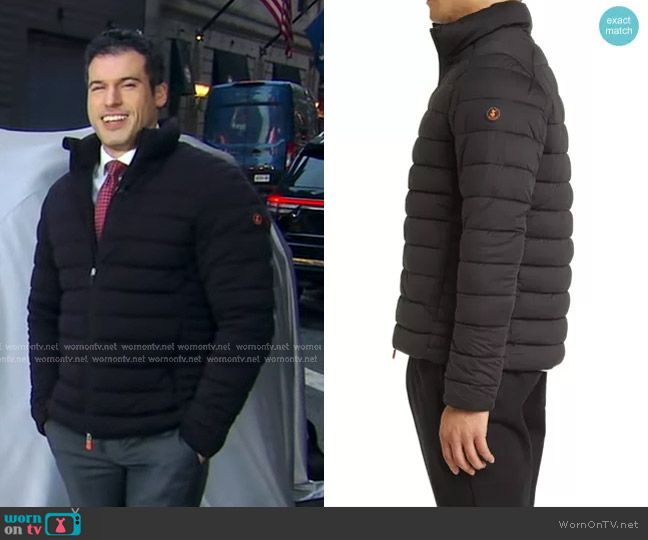 Save The Duck Ari Puffer Jacket worn by Gio Benitez on Good Morning America