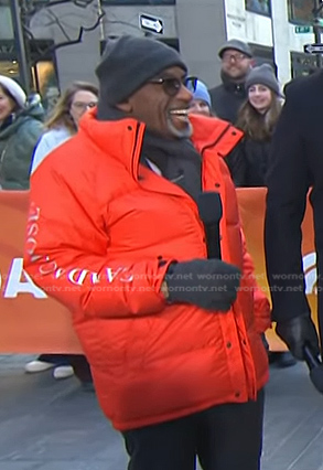 Al Roker’s orange down jacket on Today