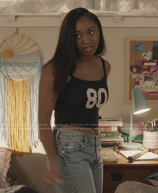 Amina’s 80 print tank on All American