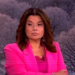 Ana’s pink blazer and pants on The View