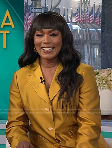 Angela Bassett’s yellow blazer and pants on Today