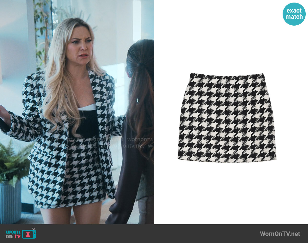 Anine Bing Ada Skirt worn by Isla Gordon (Kate Hudson) on Running Point