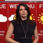 Maria's black jersey midi dress on Today