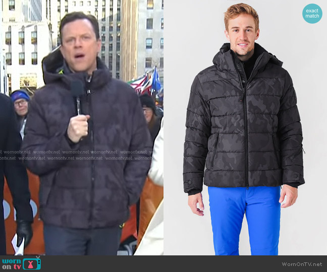 Bogner Fire + Ice Luka Quilted Ski Jacket worn by Willie Geist on Today
