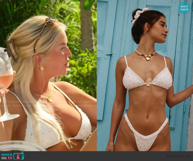 Bydee Bikini Top in Aprodite worn by Salley Carson on Southern Charm