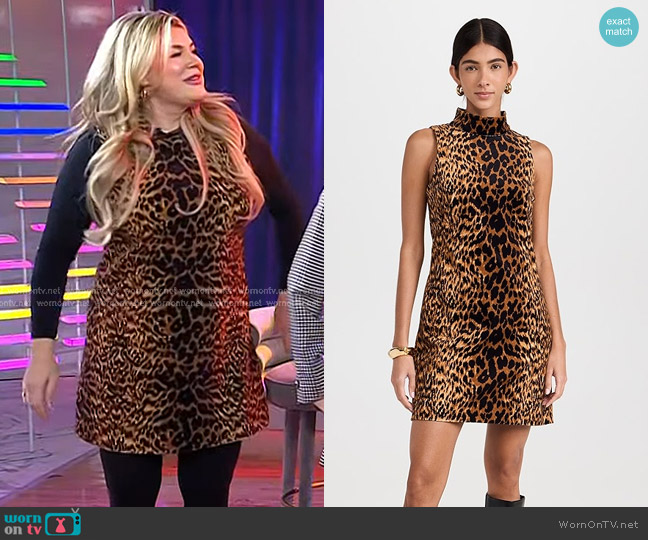 Cara Cara Tay Velvet Dress worn by Heather McMahan on Today