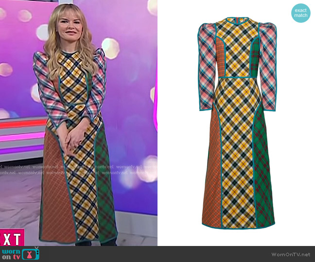 Celia B Nogal Dress worn by Rosebud Baker on Today