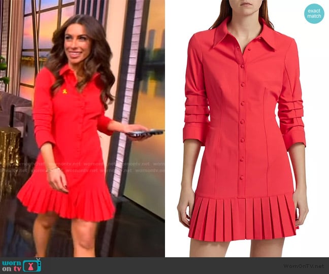 Cinq a Sept Lucilla Minidress worn by Alyssa Farah Griffin on The View