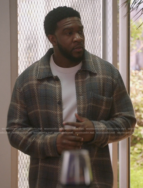 Cassius’s plaid shirt on All American