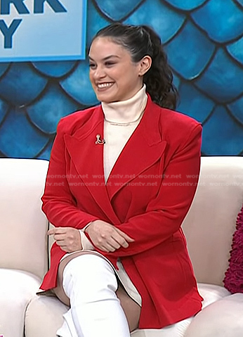 Donna’s red blazer on Today