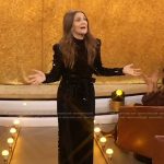 Drew’s black sequin dress on The Drew Barrymore Show
