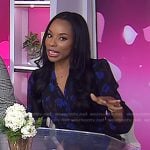 Devyn Simone’s floral wrap dress on Today