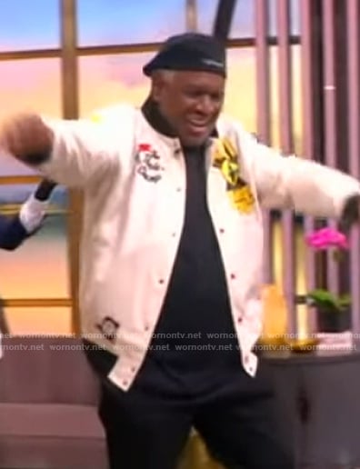 George Wallace’s white embroidered jacket on The View