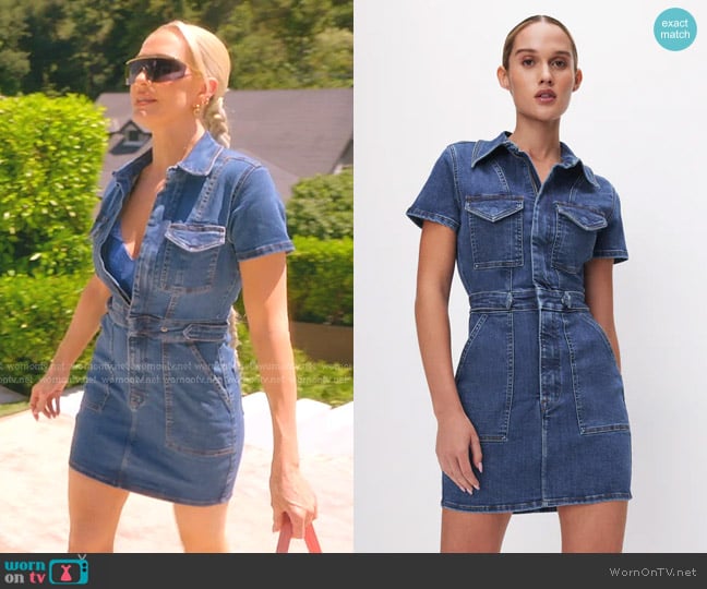 Good American Fit For Success Mini Dress worn by Erika Jayne on The Real Housewives of Beverly Hills