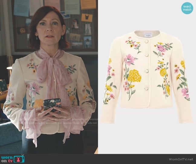 Hobbs Hinton Tweed Jacket worn by Elsbeth Tascioni (Carrie Preston) on Elsbeth