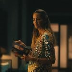 Jaclyn’s sequin Valentino mini dress on The White Lotus