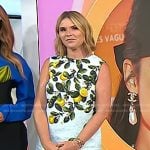 Jenna’s blue lemon print mini dress on Today