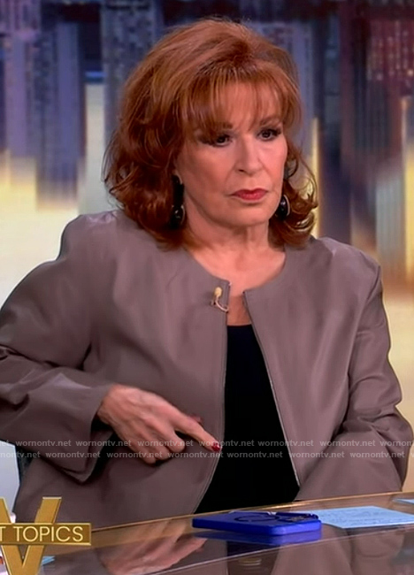 Joy’s leather jacket on The View