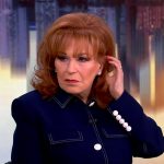 Joy’s contrast stitch jacket on The View