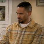 Junior’s yellow plaid shirt on Poppas House