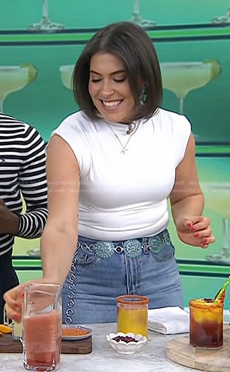 Katie Stilo’s denim skirt on Today